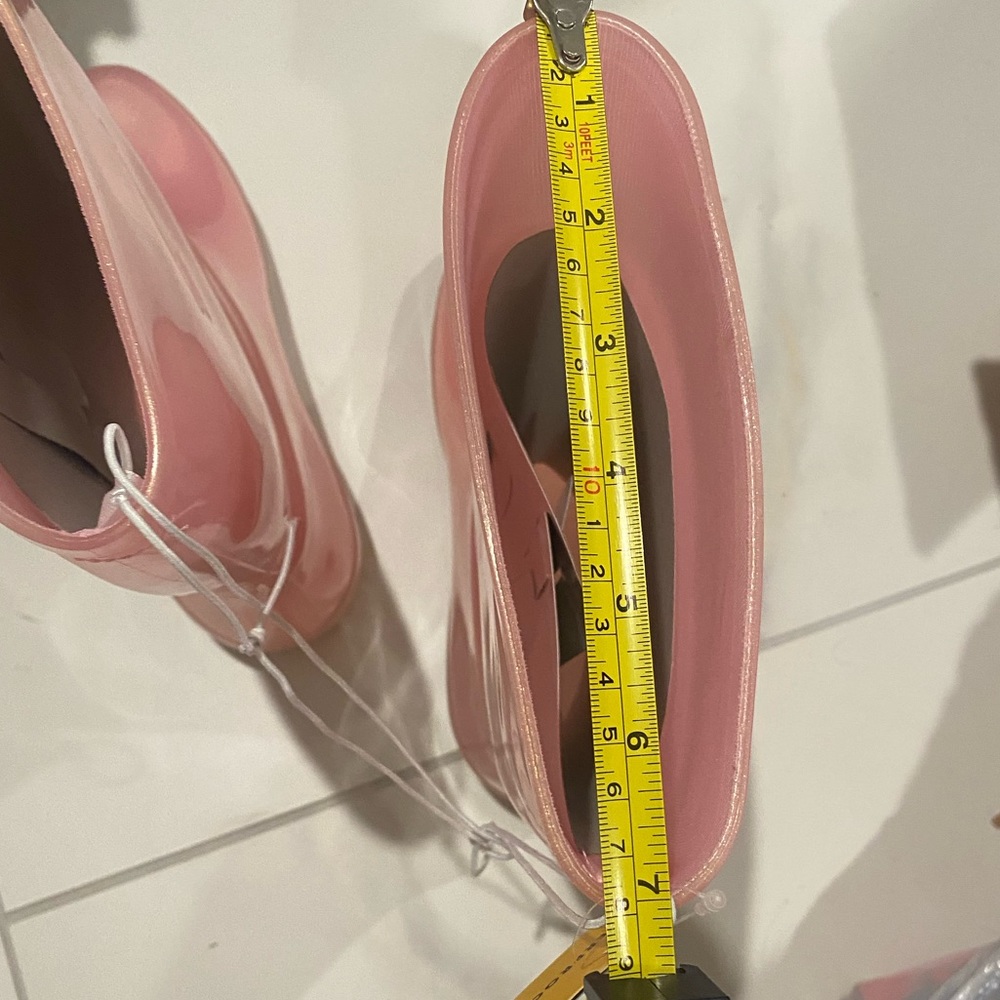 Pink Iridescent Rain Boots - Picture 3 of 3
